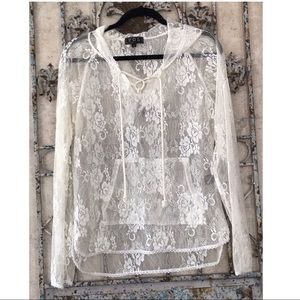 FINAL!🔥Sheer floral hoodie! 😎